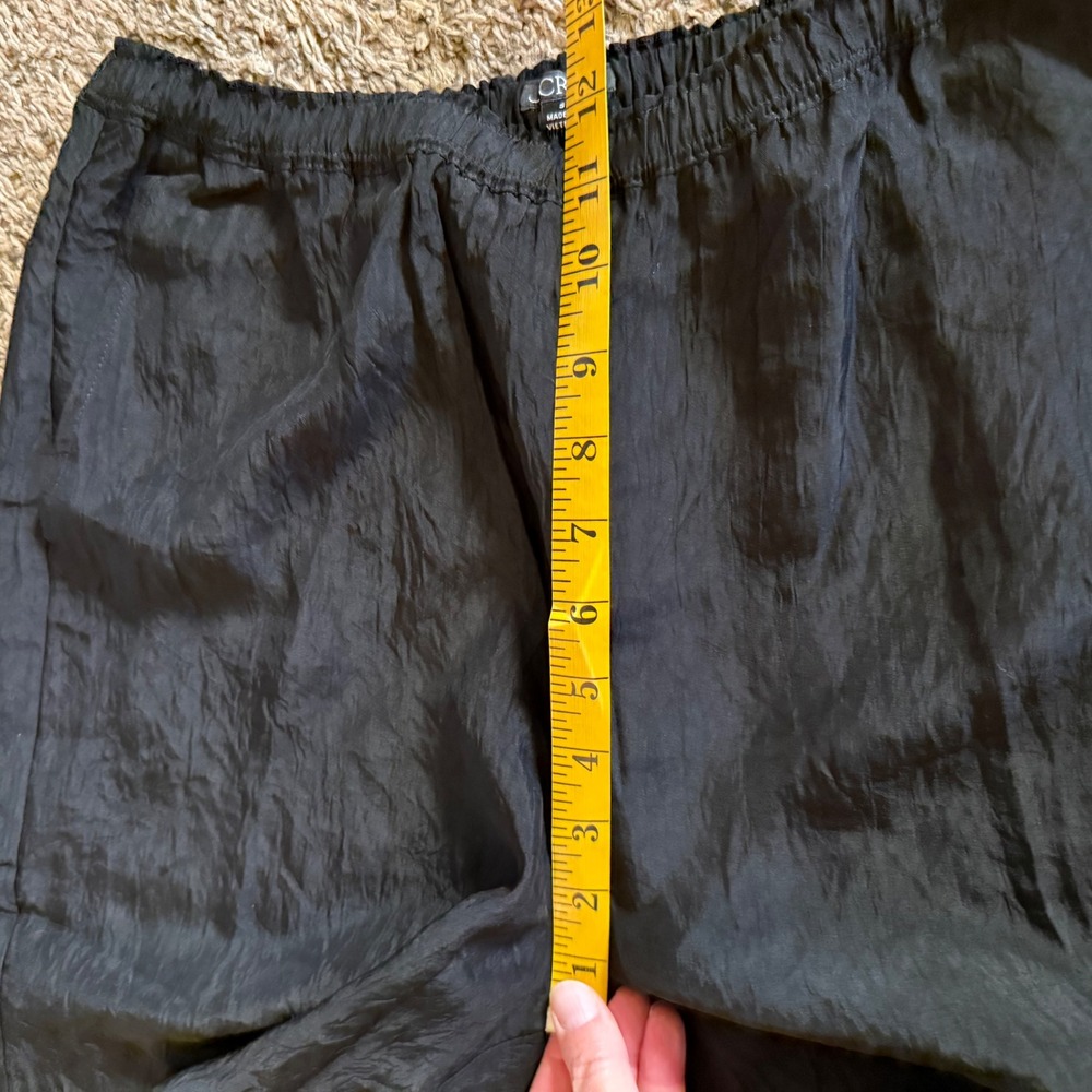 J.Crew Women's Black Pull On Elastic Waist Shorts Career‎ Casual Size S - Picture 7 of 8